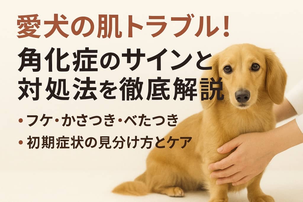 愛犬の肌トラブル！角化症のサインと対処法を徹底解説
