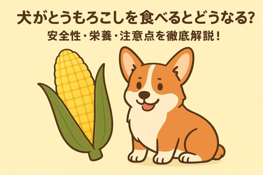 犬がとうもろこしを食べるとどうなる?安全性・栄養・注意点を徹底解説!