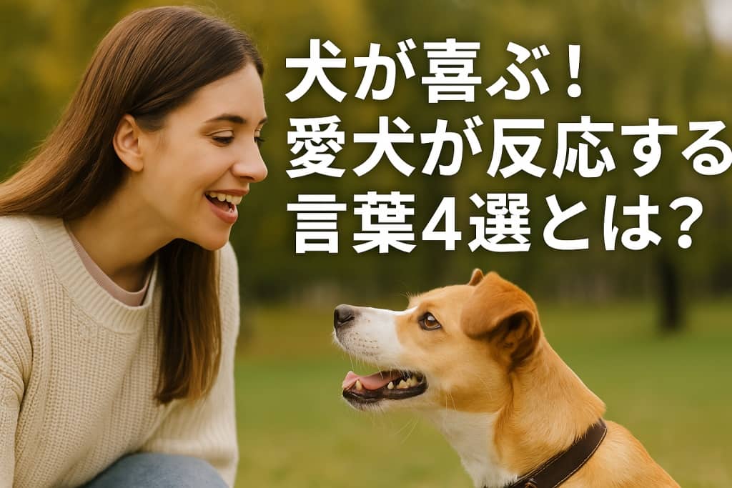犬が喜ぶ!愛犬が反応する言葉4選とは?
