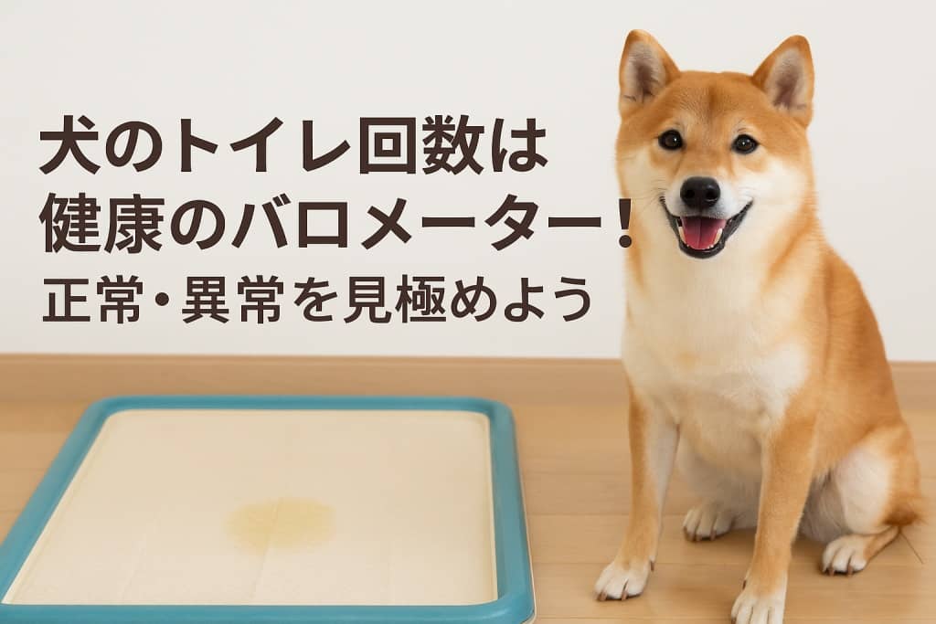 犬のトイレ回数は健康のバロメーター!正常・異常を見極めよう