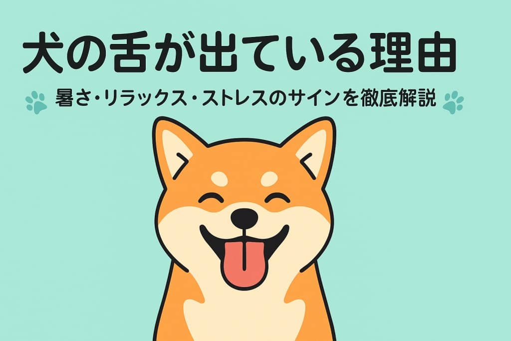 犬の舌が出ている理由とは?知っておきたい3つのメッセージ