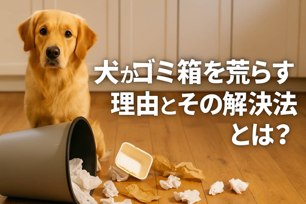 犬がゴミ箱を荒らす理由とその解決法!今日からできる安心対策ガイド