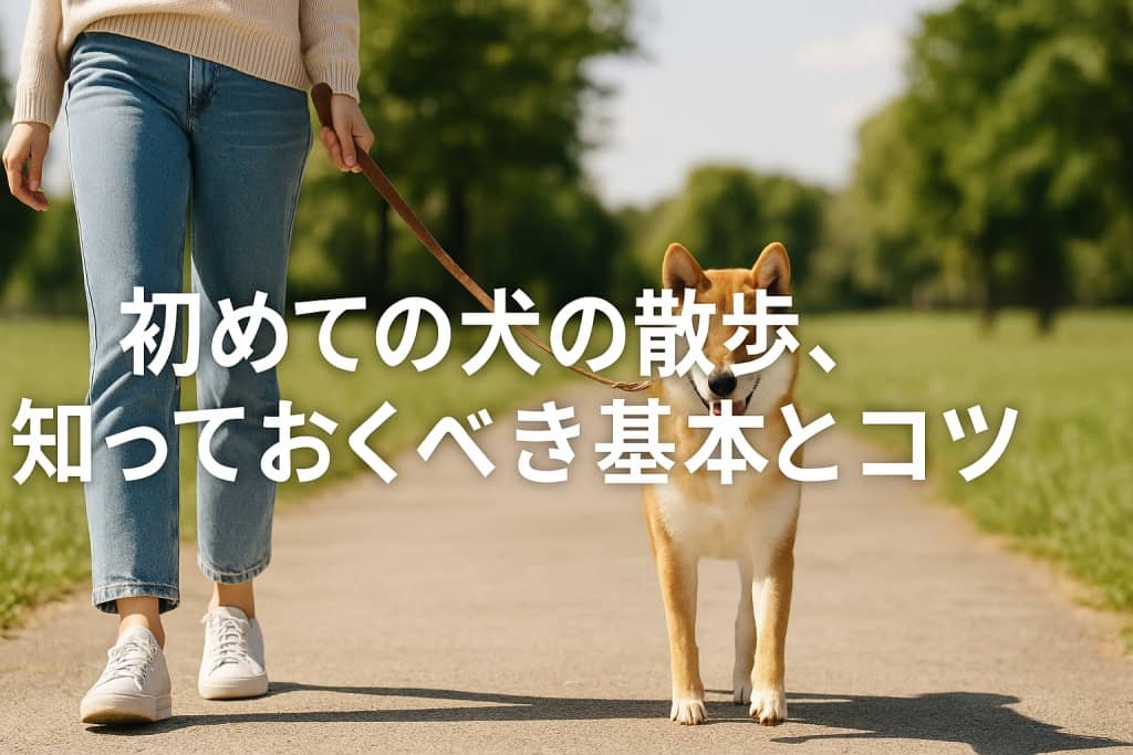 初めての犬の散歩、知っておくべき基本とコツ