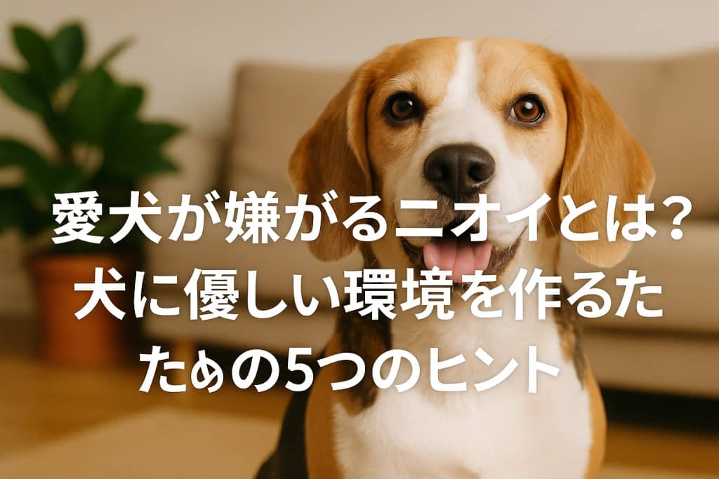愛犬が嫌がるニオイとは?犬に優しい環境を作るための5つのヒント