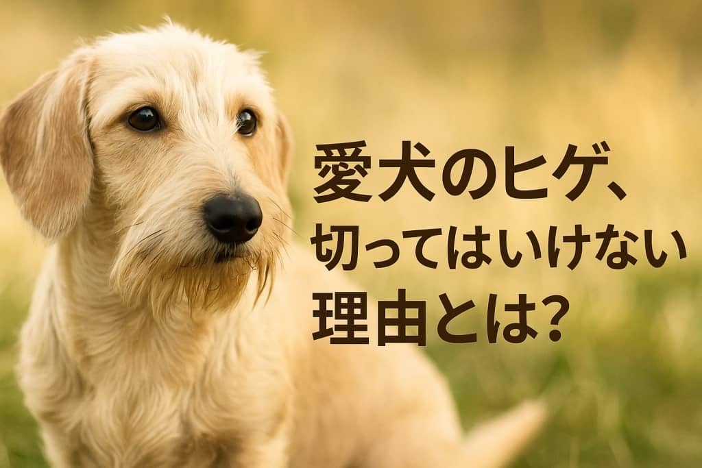 愛犬のヒゲ、切ってはいけない理由とは？
