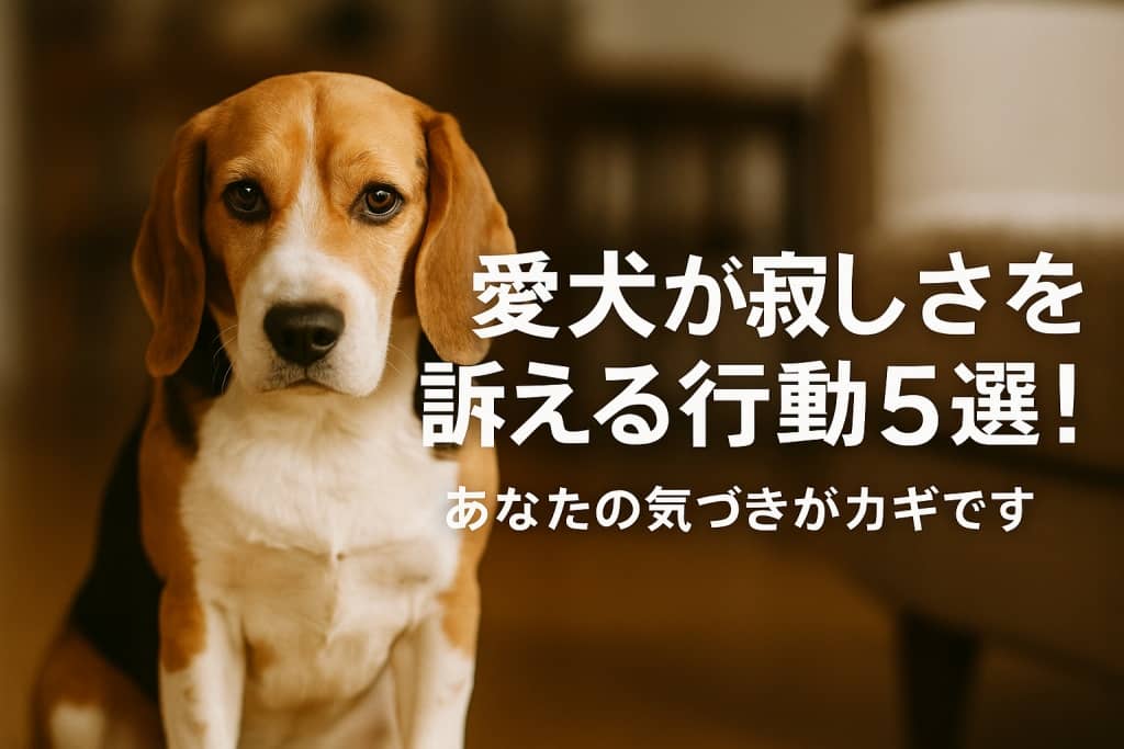 愛犬が寂しさを訴える行動5選！あなたの気づきがカギです