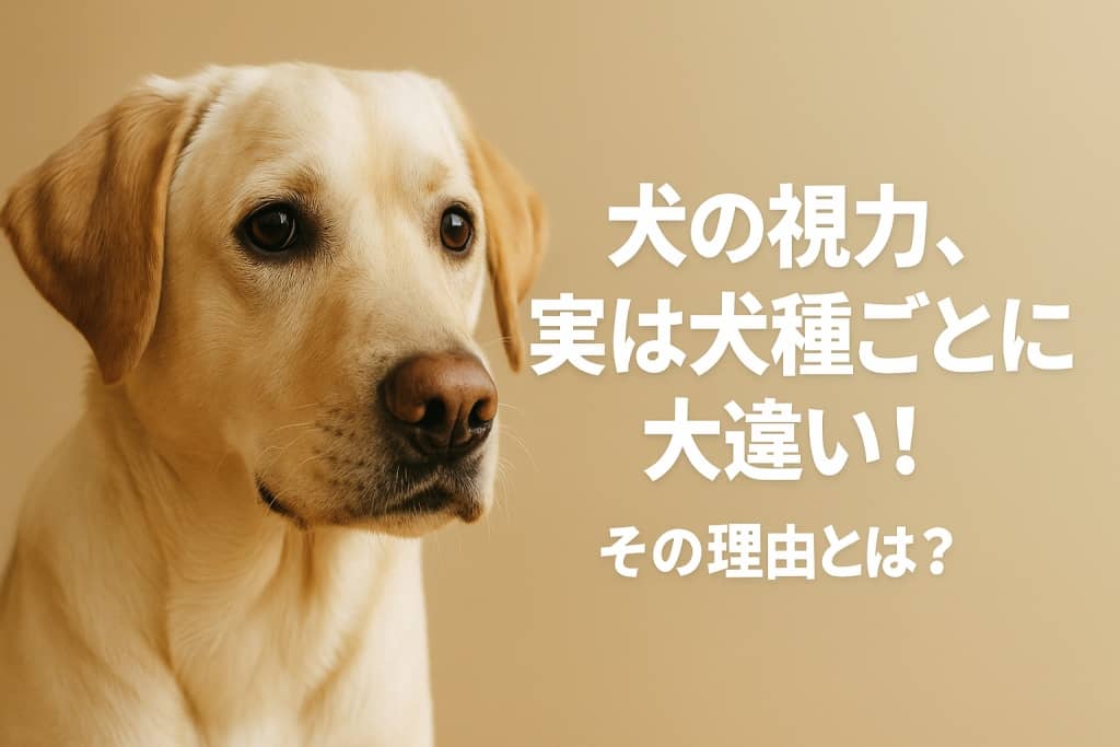 犬の視力、実は犬種ごとに大違い!その理由とは?