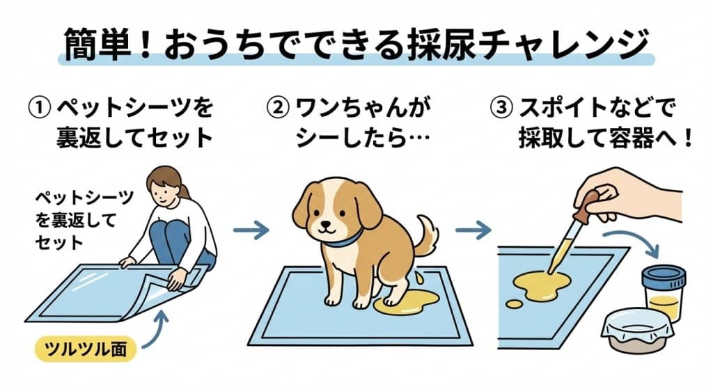 おうちでできる採尿