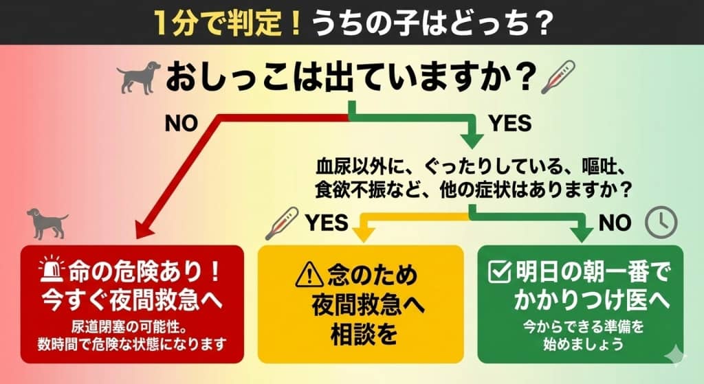 おしっこは出ていますか？