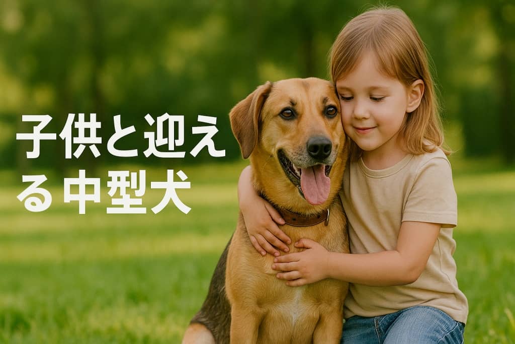 子供と迎える中型犬。家族の笑顔が増える犬種選びと、絶対安全ルール