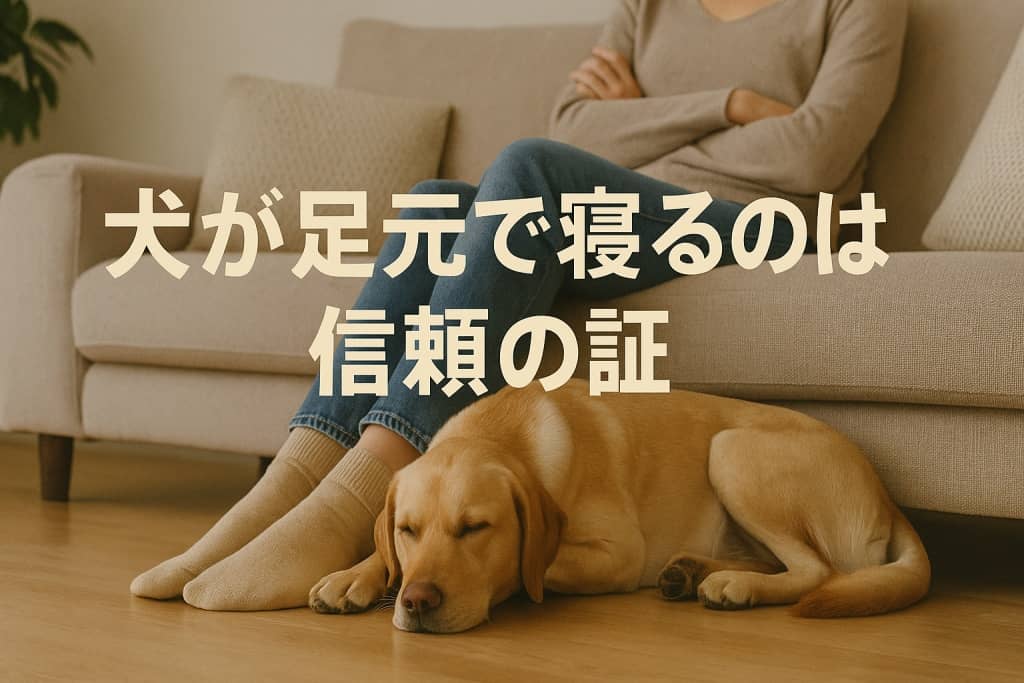 【獣医師監修】犬が足元で寝るのは信頼の証!5つの嬉しい理由と病気のサインの見分け方
