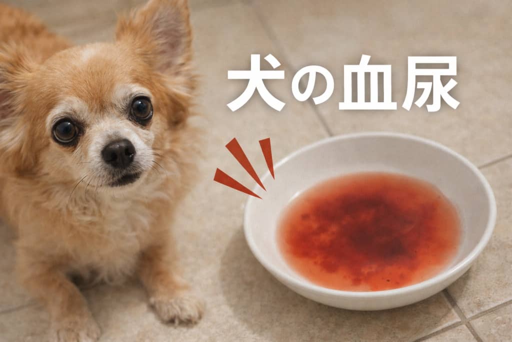 【獣医師解説】犬の血尿！元気でも大丈夫？夜間救急に行くべきかの判断法